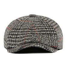 Load image into Gallery viewer, Autumn Winter Men's Newsboy Hat Wool Blend Male Beret Men And Women England Gatsby Retro Hat Driver Flat Cap
