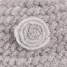 Load image into Gallery viewer, Women's Winter Gneuine Mink Fur Textile Knitted Bucket Hat Real Fur Fluffy Fishman Cap Cold Weather Warm Hats For Lady Luxury
