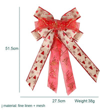 Load image into Gallery viewer, Christmas Holiday Decorations Bowknot Glitter Powder Christmas Tree Decoration
