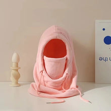 Load image into Gallery viewer, Winter Warm Face Mask Double-sided Cold Proof Cycling Hat Scarf Mask Fleece Inner Thicken Integrated Scarf
