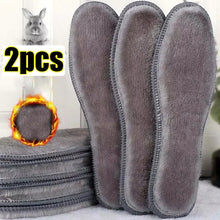 Load image into Gallery viewer, 2/4pcs Self Heating Insoles Thermostatic Thermal Insole Faux Rabbit Fur Insole Winter Boots Pad Sole Thermal Insoles Plush Pads
