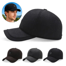 Load image into Gallery viewer, Outdoor With Earflaps Men Winter Hat Windproof Ear Protection Trucker Hat Casual Adjustable Dad Caps for Men
