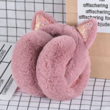Load image into Gallery viewer, Cute Rabbit Design Animal Ear Earflap Hat Frog Animal Style Foldable Design Warm Ear Muffs Thickened Korean Style Beanie Cap
