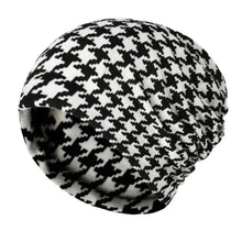 Load image into Gallery viewer, Contrasting Colors Pullover Hat Plaid Print Scarf Pullover Hat Turban Hats Multifunctional Casual Hedging Cap Autumn and Winter
