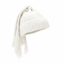 Load image into Gallery viewer, Cozy Versatile Winter Knitted Hats Solid Color Warm Dreadlocks Hat Fleece-lined Hip-hop Style Beanie Cap Unisex
