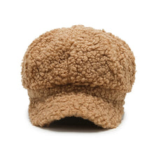 Load image into Gallery viewer, Fashion Lamb Wool Berets for Women Autumn Winter Painter Hat Octagonal Cap

