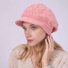 Load image into Gallery viewer, Fried Dough Twists Knit Hat Plush Thickened Warm Wool Hat Suitable for outdoor wind protection in autumn and winter
