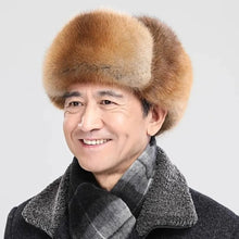 Load image into Gallery viewer, Fashion Thick Warm Winter Bomber Hat Ear Protection Casual Ushanka Fur Hat Windproof Ski Russian Cap Outdoor
