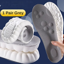 Load image into Gallery viewer, Insole 4D Super Soft Elastic Running  for Feet Wormwood Mint Massage Arch orthopedic s for men  Sole Sports shoe pads
