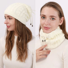 Load image into Gallery viewer, Vintage Thick Knit Beanies Cap Hat Ear Protect Soft Knitted Cap Hat Dual-purpose Warm Cap Autumn Winter
