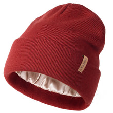 Load image into Gallery viewer, FURTALK Women's and Men's Knitted Beanie Hat with Smooth Soft Silk Satin Lining, Acrylic Winter Hat, Warm and Stylish Skull Cap
