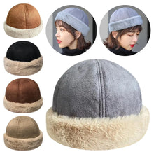 Load image into Gallery viewer, Cozy Versatile Winter Landlord Hats Retro Warm Melon Hat Thick Felt Hat Unisex
