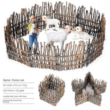 Load image into Gallery viewer, Micro Landscape Scene Decoration Horse Farm Toy Cattle Shed Farm Animal Model Toys Simulation Fence Accessories Animal Sand Table Toy
