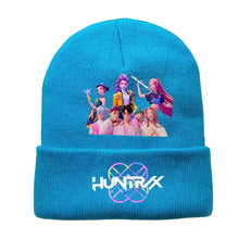 Load image into Gallery viewer, KPop Demon Hunters Winter Cold Hat Knitted Hat Cartoon Anime Warm Fashion Accessories Children's Birthday Christmas Cute Gift
