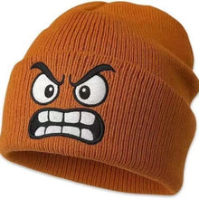 Load image into Gallery viewer, New Warm Knit Hat Angry Expression Leisure Winter Warm Hat Embroidered Cycling Cap Outdoor Sports
