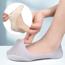 Load image into Gallery viewer, Insole Women Boat Sock Plantar Fasciitis s  Socks s for Feet Shock Absorbing  Sole Invisible Non slip  pads shoe pads
