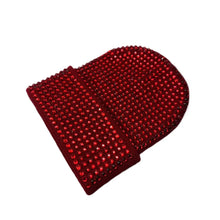Load image into Gallery viewer, Y2K Versatile Beanie Hat Stretchy Crimping Windproof Rhinestone Knitted Cap Warm Shiny Ski Caps for Men and Women

