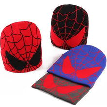 Load image into Gallery viewer, New Cartoon Spider Embroidered Beanies Hat Men Winter Autunm Warm Knitted Bonnet Cap Soft Wool  Beanies Caps Boys Gifts ﻿
