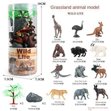 Load image into Gallery viewer, Mini Marine Life Model Set Wildlife Farm Poultry Model Simulation Solid Dinosaur Model Children's Teaching Cognitive Toys

