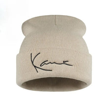 Load image into Gallery viewer, High Quality Woolen Letter Knit Hat Keep Warm Ear Protection Winter Autumn Hats Ladies Casual Cap for Woman/Men

