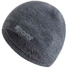 Load image into Gallery viewer, New Unisex Sports Jacquard Winter Hats Fashion Knitted Hats For Men Women Beanie Cap Outdoor Plush Fur Lined Warm Sports Hats
