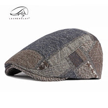 Load image into Gallery viewer, Autumn Winter Men's Newsboy Hat Wool Blend Male Beret Men And Women England Gatsby Retro Hat Driver Flat Cap
