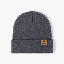Load image into Gallery viewer, Unisex Autumn Winter Riding Hat Knitted Cuffed Beanie Hats Warm Cycling Cap for Skiing Camping Traveling
