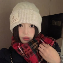 Load image into Gallery viewer, Casual Solid Color Winter Knitted Hat Thick Warm Windproof Beanie Cap Ear Protection Soft Crochet Bonnet Hat
