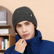 Load image into Gallery viewer, Winter Thick  Beanie Hat With Fleece Lined For Men Women Winter Solid Knitted Wool Skull Cap For Outdoor Activities &amp; Daily Use
