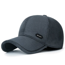 Load image into Gallery viewer, New Middle-Aged and Elderly Winter Windproof, Cold-Proof and Warm Baseball Cap With Ear Protection and Thickened Peaked Cap
