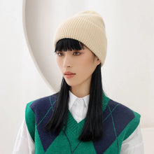 Load image into Gallery viewer, Men's and women's cold hats, winter hats, women's windproof pullover knitted hats, versatile and warm woolen hats
