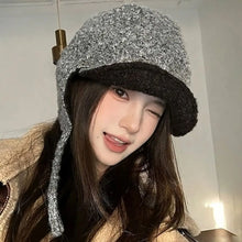 Load image into Gallery viewer, Multicolor Flight Hat Keep Warm Big Head Circumference Ear Protection Hat Cold Proof Thickened Fleece Cap Autumn Winter
