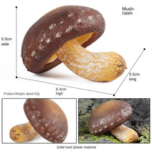 Load image into Gallery viewer, 19pcs/set Mushroom Model Vegetable Props Children's Puzzle Toy Decoration Decoration Scene Props
