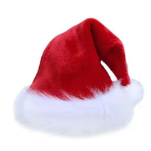 Load image into Gallery viewer, Christmas Santa Hat For Adults And Kids Unisex Velvet Cozy Long Plush Red Xmas Hats 2025 New Year's Holiday Party Supplies
