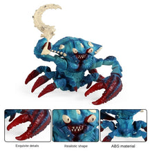 Load image into Gallery viewer, 2pcs/Set Animal Model Octopus Monster Water Crab Monster Simulation Solid Western Warcraft with Weapons Battle Octopus Monster Ocean Myth Model Knight
