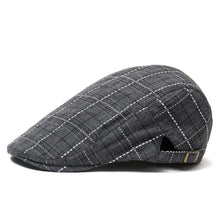 Load image into Gallery viewer, Men's Women's Beret Herringbone Flat Ivy Newsboy Hat Wool Blend Gatsby Cabbie Adjustable Cap

