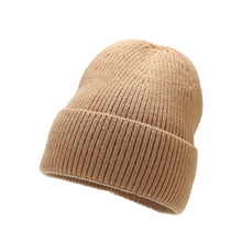 Load image into Gallery viewer, 1pc Unisex Autumn Winter Warm Beanie Hats,Solid Color Stretch Knitted Crochet Beanies Hat Caps,Suitable for Daily Wear,Outdoor
