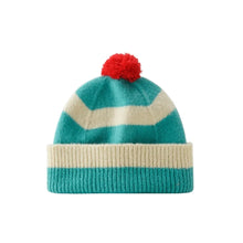 Load image into Gallery viewer, Trendy Autumn Winter Knitted Hat Advanced Stripes Korean Style Ear Protection Hat Versatile Woolen Hat Couple Hat Christmas Gift
