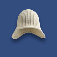 Load image into Gallery viewer, Cute Versatile Winter Knitted Hat Ear Protection Warm Earflap Hat Solid Color Coldproof Flying Cap for Women

