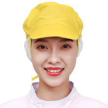 Load image into Gallery viewer, Cook Accessories Breathable Work Wear Hat Dust-proof With Hair Mesh Chef Hat Lightweight Hair Nets Cap Hotel Restaurants
