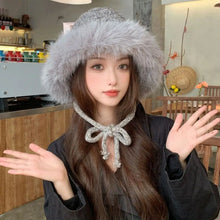Load image into Gallery viewer, Fashion Cold-proof Faux Fur Beanies Hat Thicken Cold Protection Warm Lei Feng Hat Furry Ear Protection Caps Women Accessories
