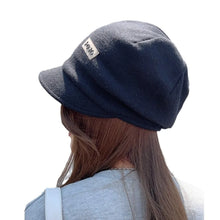 Load image into Gallery viewer, Fashion Casual Wide Brim Caps Thicken Solid Color Warm Hat Windproof Baseball Cap Autumn Winter
