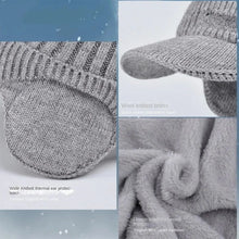 Load image into Gallery viewer, Fashion Cycling Cap Ear Protection Hats Windproof Warmer Warmth Peaked Cap Baseball Cap Wool Beanie Hat Winter
