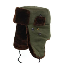 Load image into Gallery viewer, Fashion Warmth Ear Protection Hat Thickened Versatile Lei Feng Hat Cycling Coldproof Cap For Men Outdoor
