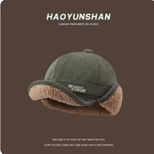 Load image into Gallery viewer, Mesh Red ins Lamb Fleece Thickened Warm Duck Tongue Ear Protection Hat for Men and Women Autumn and Winter Thickened Riding
