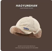 Load image into Gallery viewer, Mesh Red ins Lamb Fleece Thickened Warm Duck Tongue Ear Protection Hat for Men and Women Autumn and Winter Thickened Riding
