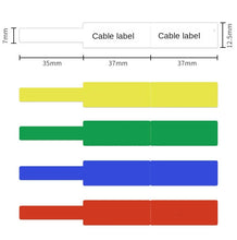 Load image into Gallery viewer, 1/10PCs Thermal Label Paper Color Tear-Proof Applicable to Ning You P15p12 Pass Line Fiber Optic Cable Label Paper
