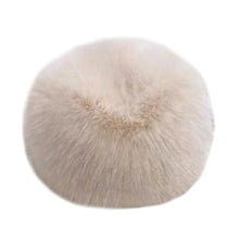 Load image into Gallery viewer, Smooth Mongolian Fluffy Hat Thickened Fur Round Top Warm Bucket Hat Fluffy Texture Ear Protection Winter Hat Cold Weather
