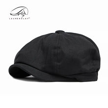 Load image into Gallery viewer, Autumn Winter Men's Newsboy Hat Wool Blend Male Beret Men And Women England Gatsby Retro Hat Driver Flat Cap
