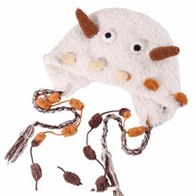 Load image into Gallery viewer, Fashion Cartoon Animal Horn Knitted Hat Thickened Windproof Pullover Hats Ear Protection Beanies Hat For Woman Girls
